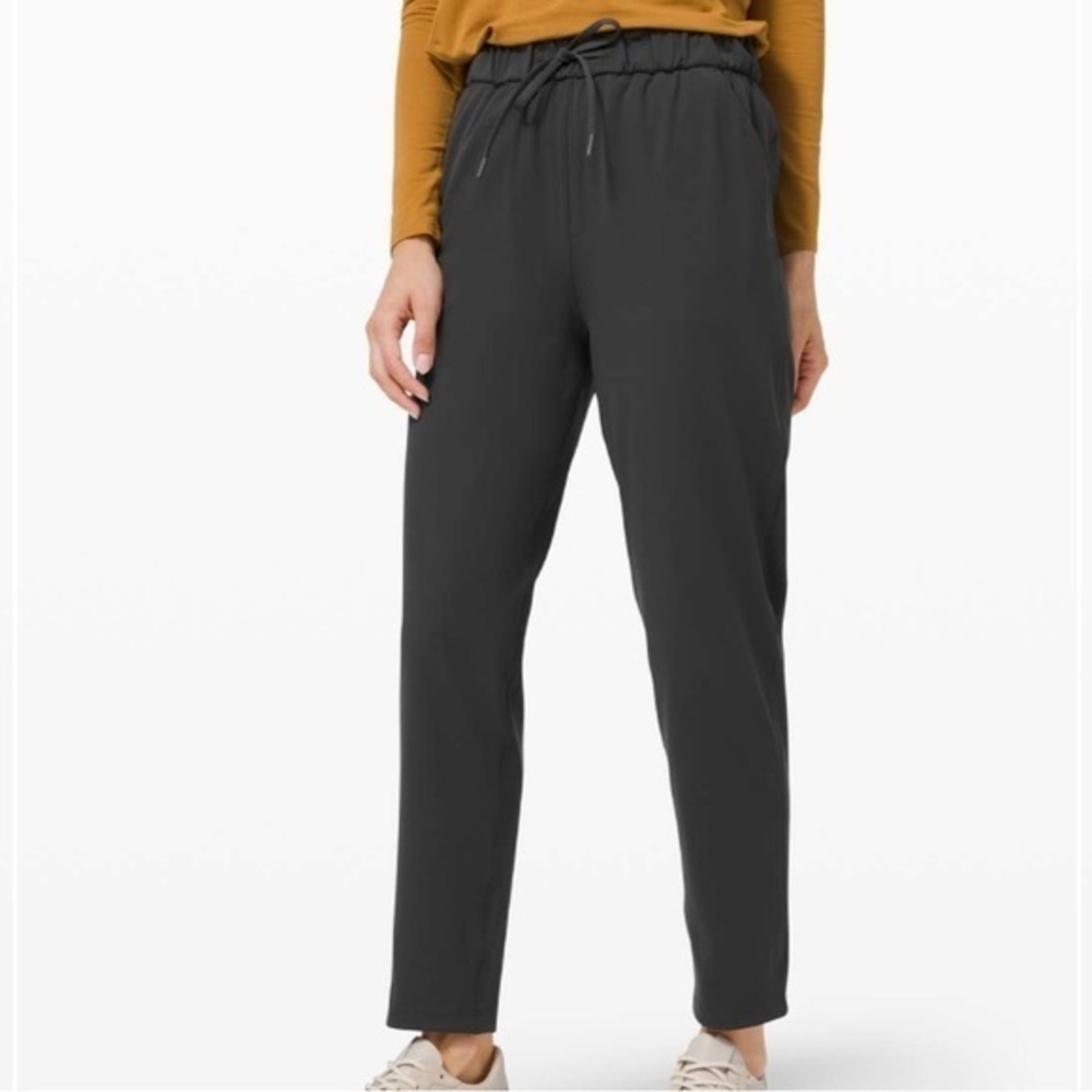 Lululemon Keep Moving Pant 7/8 High-Rise (Graphite Grey) - Sz 0